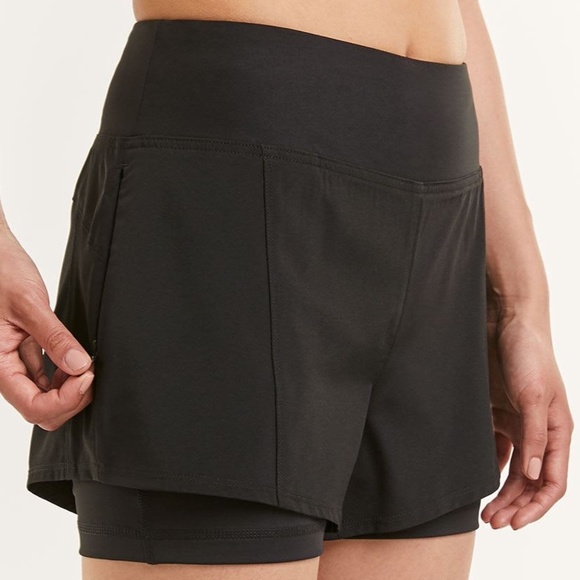 BNWT Hyba Woven Mix Media Running Shorts Size XS - Picture 1 of 7